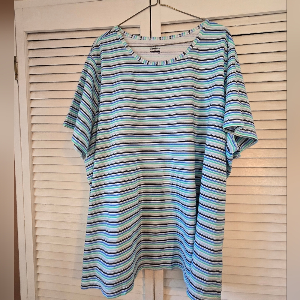 Casual Striped Multicolor Top